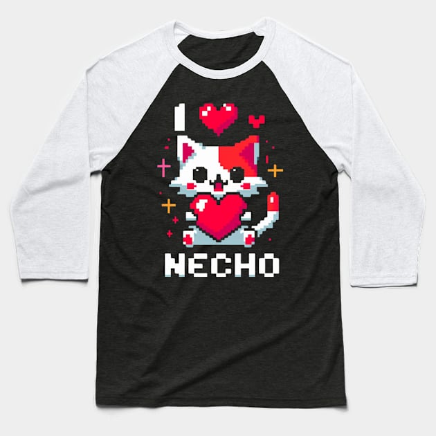 Necho Baseball T-Shirt by unn4med